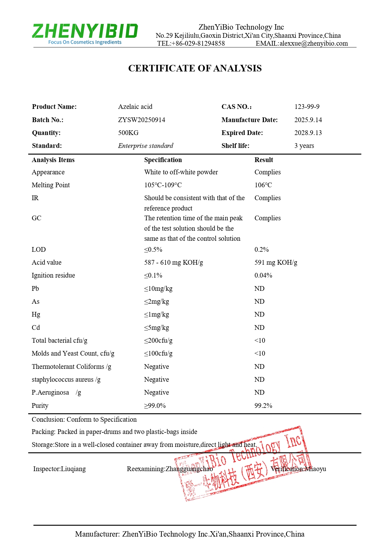 COA of Azelaic Acid_page-0001
