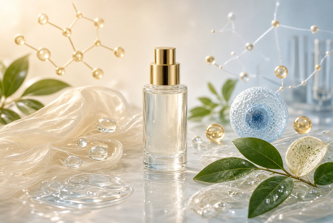 Silk Peptide vs. Sialic Acid: Improving Light Reflection via Surface Smoothing vs. Biological Whitening