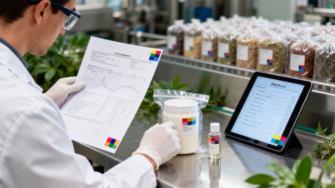 Cosmetic Ingredient Batch Verification