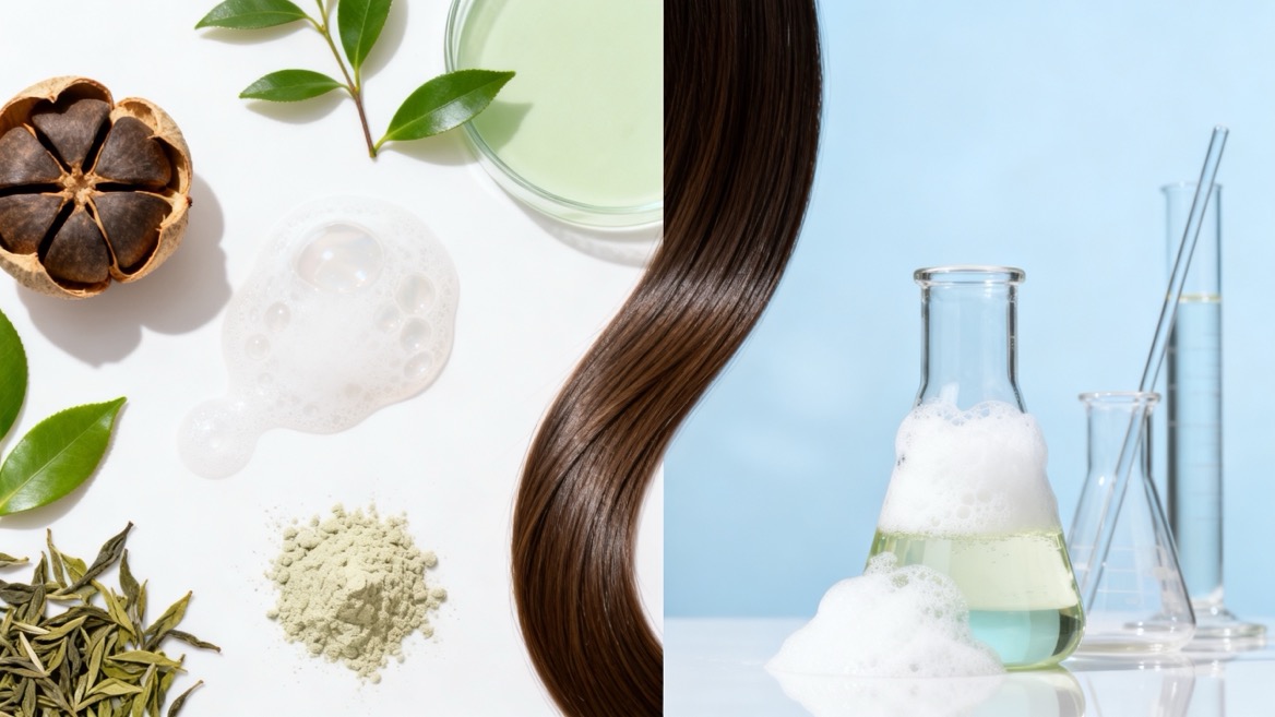 Tea Saponin And SLS Scalp Care Comparison