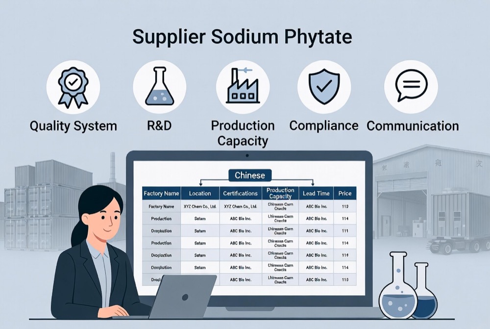 Sodium Phytate Supplier Evaluation Framework