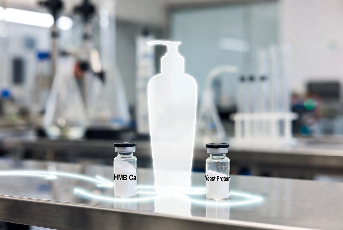 HMB-Ca vs. Yeast Protein: Muscle-Skin Connection—Optimizing Body Lotions for Preventing Sarcopenia-Related Skin Sagging