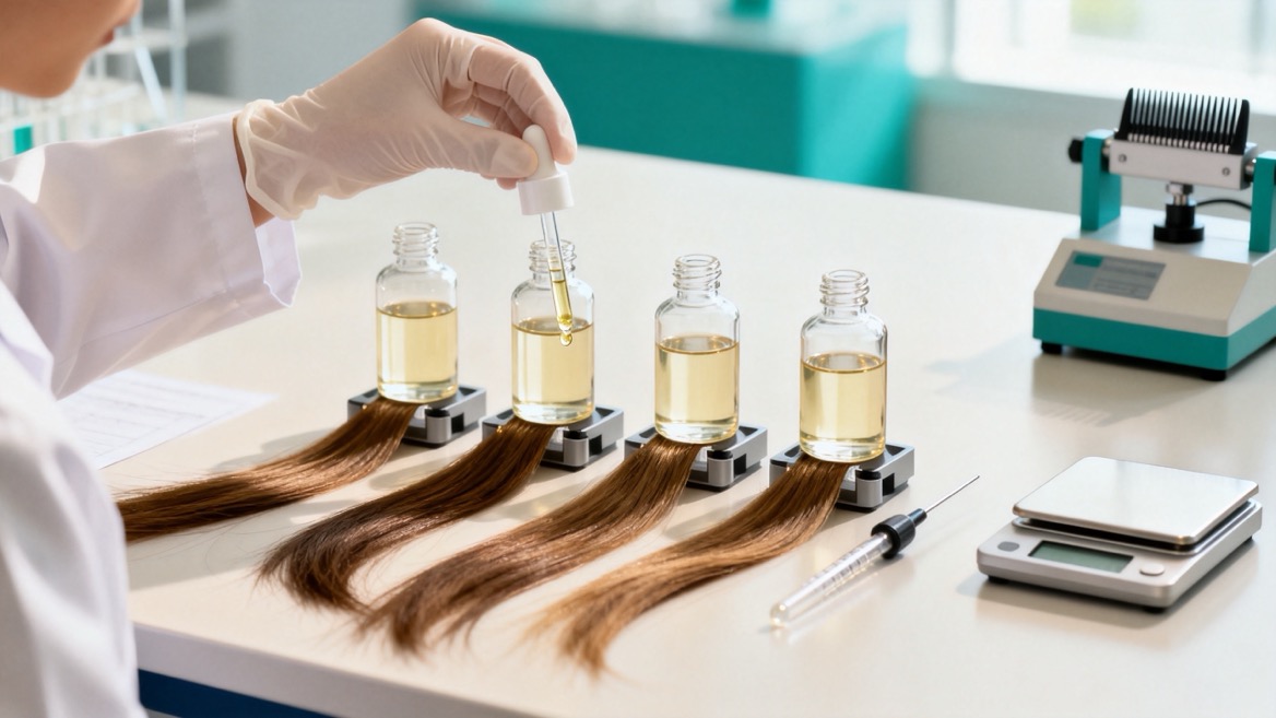 Premium Hair Serum Formulation Benchmarking