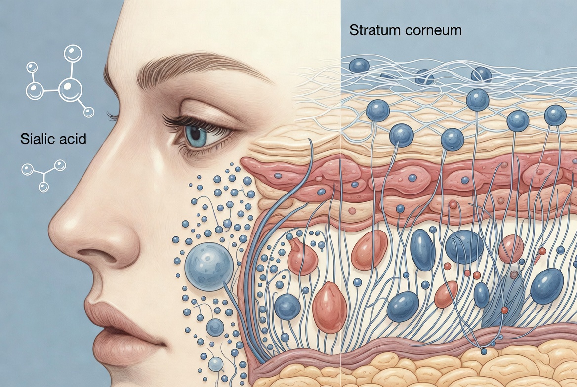 Sialic Acid Powder vs. Silk Fibroin: Comparative Analysis for Enhancing the Skin's "Biological Glue" and Elasticity